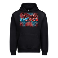 Black America america america america 4th of july Urban Hoodie - FaDigitalArtStudio