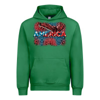 Emerald America america america america 4th of july Urban Hoodie - FaDigitalArtStudio