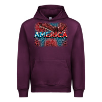 Mauve Wine America america america america 4th of july Urban Hoodie - FaDigitalArtStudio