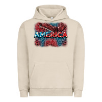Pigment French Oak America america america america 4th of july Urban Hoodie - FaDigitalArtStudio
