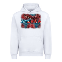 White America america america america 4th of july Urban Hoodie - FaDigitalArtStudio