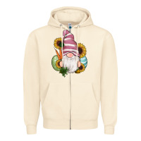 Sandshell easter gnomes egg carrot sunflowers Zipper Hoodie - RanaPortraitStore