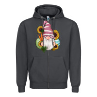 Smoke easter gnomes egg carrot sunflowers Zipper Hoodie - RanaPortraitStore