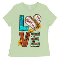 Matcha western love baseball Ladies Tee - HRA Design Shop