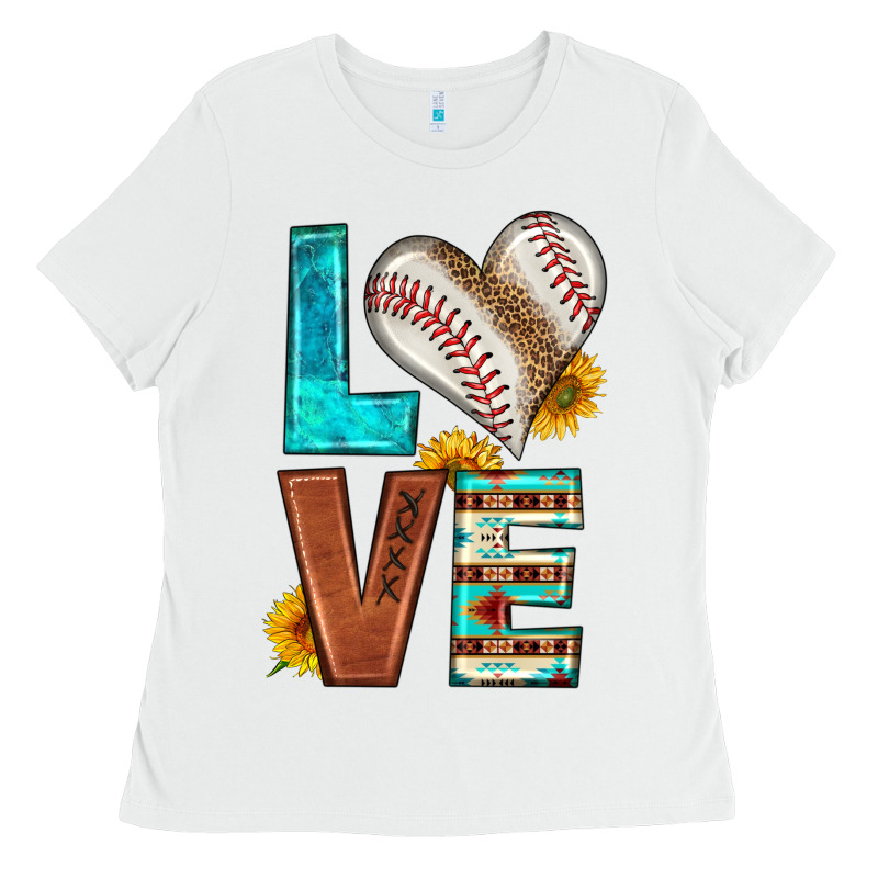 Western Love Baseball Ladies Tee by HRA Design Shop | Teevron