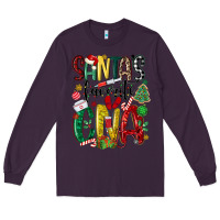 Plum santas favorite cna nurse Long Sleeve Tee - MaliasSmallBusiness