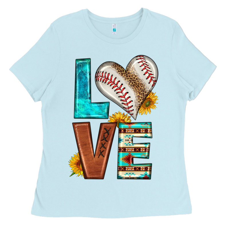Western Love Baseball Ladies Tee by HRA Design Shop | Teevron