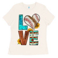 Bone western love baseball Ladies Tee - HRA Design Shop