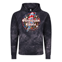 Cloud Black Western American Babe Patriotic Vintage Hoodie - LillyAllenDesigns