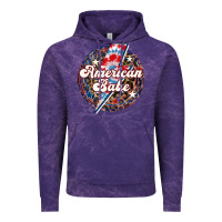 Cloud Purple Western American Babe Patriotic Vintage Hoodie - LillyAllenDesigns