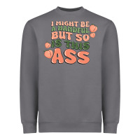 Storm i might be a handful but so is this ass Heavyweight Sweatshirt - MaliasSmallBusiness