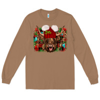 Toasted Coconut highland cow christmas Long Sleeve Tee - JahusDesignShop