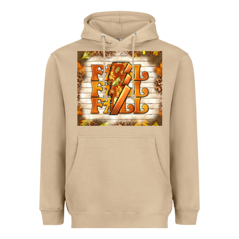 Fall With Lightning Bolt Heavyweight Hoodie by TumblerDesignByShophia | Teevron