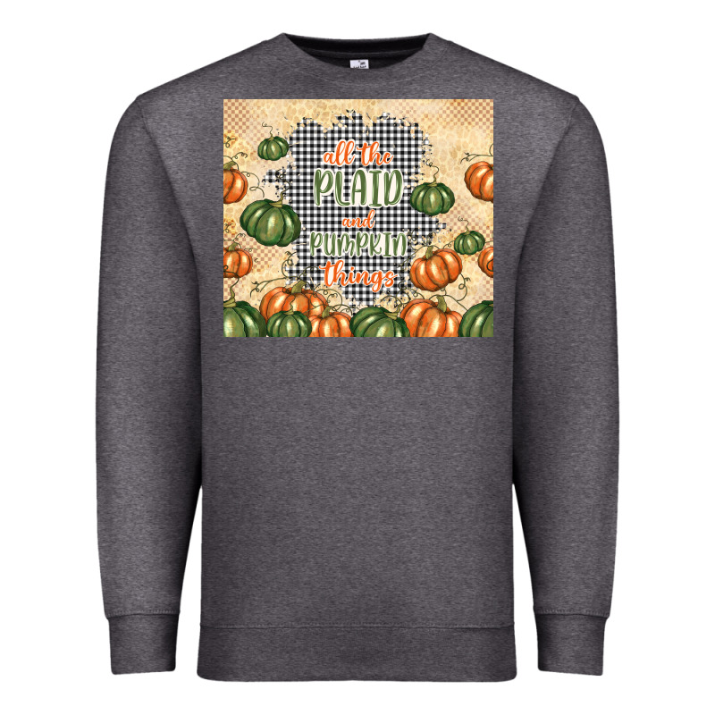 All The Plaid And Pumpkin Things Premium Sweatshirt by TumblerDesignByShophia | Teevron