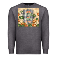 Charcoal Heather all the plaid and pumpkin things Premium Sweatshirt - TumblerDesignByShophia