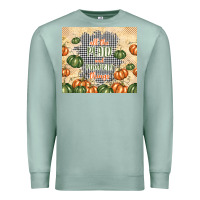 Seafoam all the plaid and pumpkin things Premium Sweatshirt - TumblerDesignByShophia