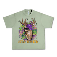 Oil Green bead hunter Urban Heavy Tee - MaliasSmallBusiness