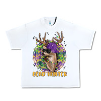 White bead hunter Urban Heavy Tee - MaliasSmallBusiness