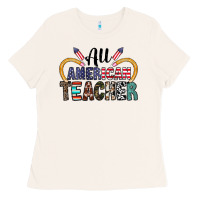 Bone all american teacher Ladies Tee - CowhideDigitalArt
