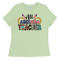 All American Teacher Ladies Tee | Teevron