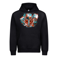 Black American wines Urban Hoodie - FaDigitalArtStudio
