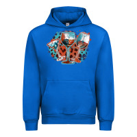 Cobalt American wines Urban Hoodie - FaDigitalArtStudio