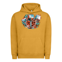 Pigment Peanut Butter American wines Urban Hoodie - FaDigitalArtStudio