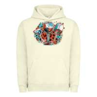 Pigment Pistachio American wines Urban Hoodie - FaDigitalArtStudio