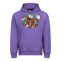 Tulip American wines Urban Hoodie - FaDigitalArtStudio