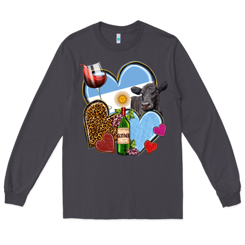 Argentina Hearts Long Sleeve Tee by NancyCooperArtShop | Teevron