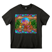 Asphalt salty beach Heavy Core Tee - HRA Design Shop