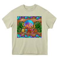 Mossy salty beach Heavy Core Tee - HRA Design Shop