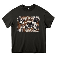 Asphalt black and brown cowhide background Heavy Core Tee - BarkalooDesign
