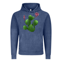 Vintage Denim heart cactus Vintage Hoodie - Jasminsmagicworld