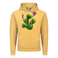 Vintage Mustard heart cactus Vintage Hoodie - Jasminsmagicworld
