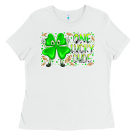 White one lucky dude Ladies Tee - RacoonDesign