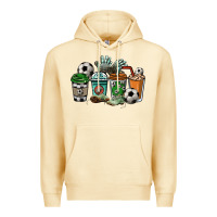 Pina Colada Soccer coffee cups Premium Hoodie - HowdyJamesFarm