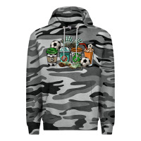 Slate Camo Soccer coffee cups Premium Hoodie - HowdyJamesFarm