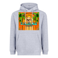 Heather Grey sunshine on my mind Heavyweight Hoodie - TumblerDesignByShophia