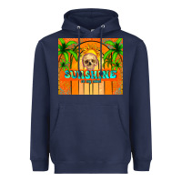 Navy sunshine on my mind Heavyweight Hoodie - TumblerDesignByShophia