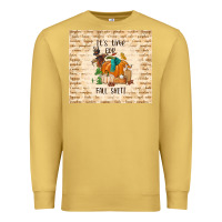 Antique Gold it's time for fall shit Premium Sweatshirt - TumblerDesignByShophia