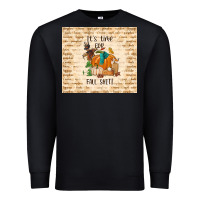 Black it's time for fall shit Premium Sweatshirt - TumblerDesignByShophia