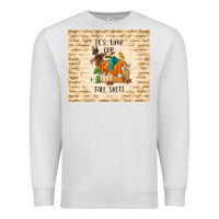 Oatmeal Heather it's time for fall shit Premium Sweatshirt - TumblerDesignByShophia