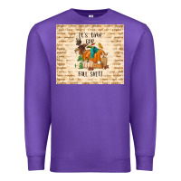 Purple it's time for fall shit Premium Sweatshirt - TumblerDesignByShophia