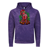 Cloud Purple christmas rooster Vintage Hoodie - BarkalooDesign