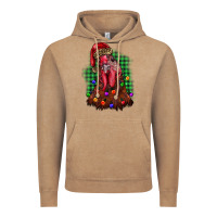 Vintage Coffee christmas rooster Vintage Hoodie - BarkalooDesign