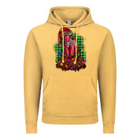 Vintage Mustard christmas rooster Vintage Hoodie - BarkalooDesign