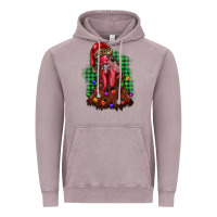 Vintage Zinc christmas rooster Vintage Hoodie - BarkalooDesign
