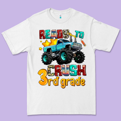 Ready To School Crush 3rd Grade Premium Tee Designed By Adodesignshop