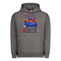 Pigment Tornado Western Fourth Of July America Truck Urban Hoodie - FaDigitalArtStudio